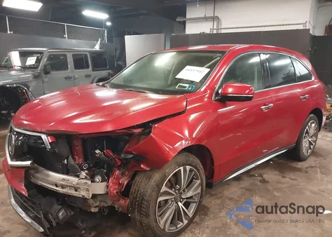 2019 Acura Mdx Tech Pkg from USA, damaged, VIN 5J8YD4H53KL033849